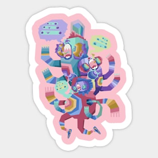 bursting into the room! Sticker